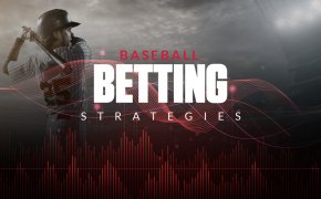 baseball betting strategies text overlay on batter