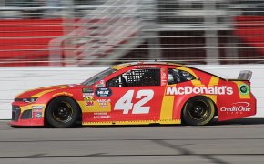 Kyle Larson in the No. 42 car.