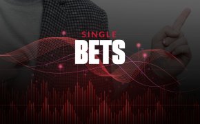 single bets text overlay on sports betting image