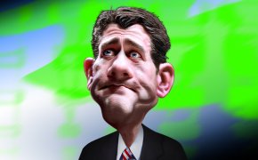 Paul Ryan caricature