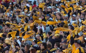 Pittsburgh Steelers fans celebrating