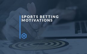 sports betting motivations text overlay on note taking image