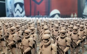A Storm Troopers lego army